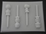 145sp Lucy and Friends Chocolate or Hard Candy Lollipop Mold 